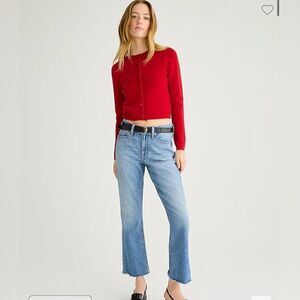 J.Crew Tall 9" demi-boot crop jean in Ruby wash